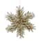 32" Snowy Dunhill® Fir Double Sided Snowflake with Pine Cones, Red Berries & Warm White LED Lights